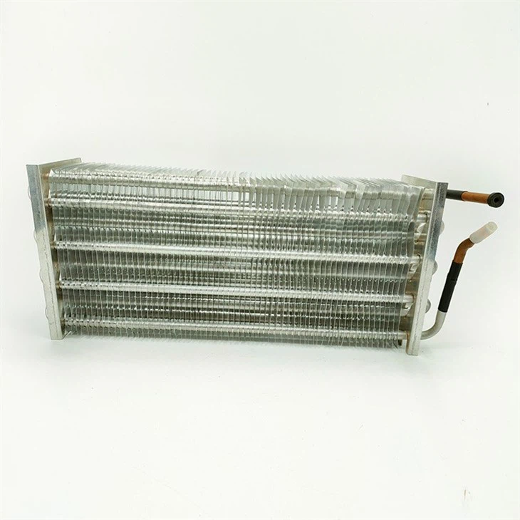 Aluminum Tube Finned Tube Fin Evaporator For Mini Freezer Refrigerator Evaporator