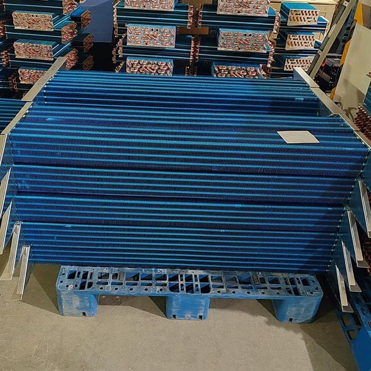 Copper Tube And Aluminum Fin Heat Exchanger Condenser
