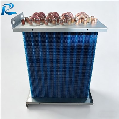 Oxygenerator, blauer Kupferrohr-Aluminium-Lamellenkondensator